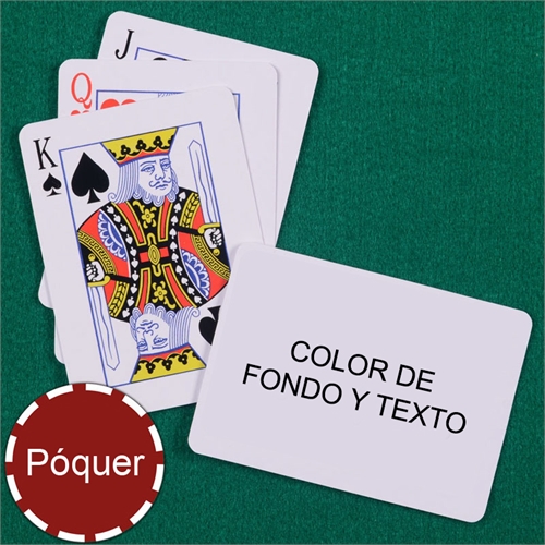 Naipes de motivo Mi propio póker índice estandar con paisaje 