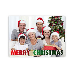 Tarjeta personalizada de navidad diseño 