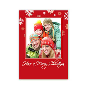 Tarjeta personalizada de navidad diseño 