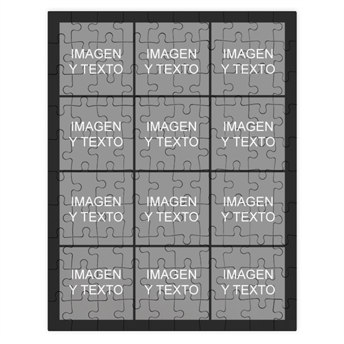 Personalizado negro 12 colage 30.48 cm x 41.91 cm  rompecabezas 