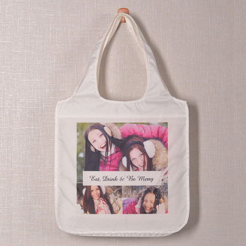  Personalizado 3 colage bolsa de compras , Fotografías instantáneas