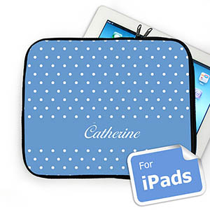 Nombre personalizado Manga de lunares  de Ipad