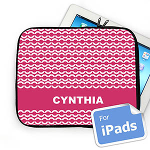 Nombre personalizado Cadena de rosas calientes Manga de Ipad