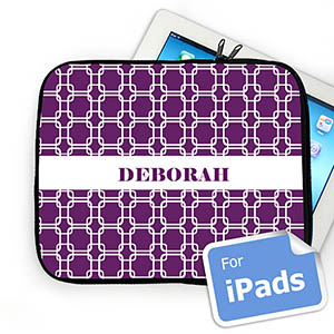 Nombre personalizado Enlaces Púrpura Manga de Ipad