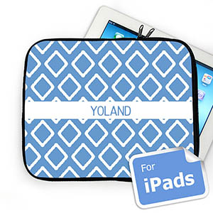 Nombre personalizado Lkat Azul Celeste Ipad Manga
