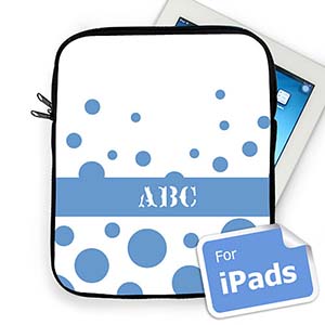 Iniciales personalizadas Círculos retro del cielo Manga del Ipad