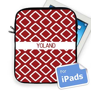 Nombre personalizado Rojo Lkat Ipad Manga 