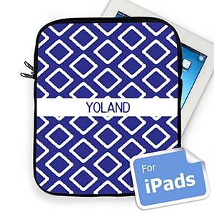 Nombre personalizado Manga de Ipad Lkat azul