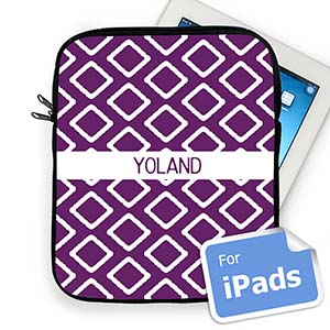 Nombre personalizado Manga de Ipad Lkat Púrpura