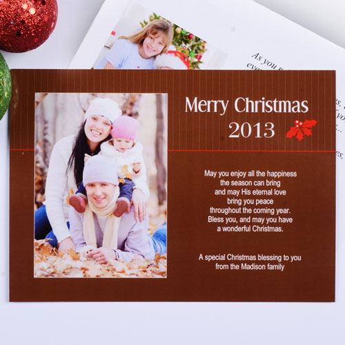 Tarjeta personalizada vertical diseño 