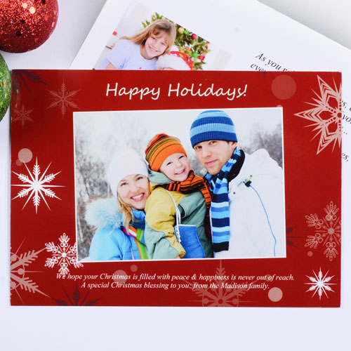 Tarjeta personalizada horizontal diseño 