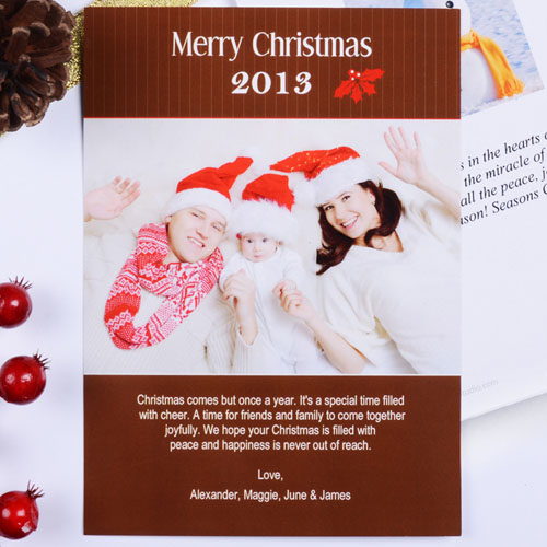 Tarjeta personalizada horizontal diseño 
