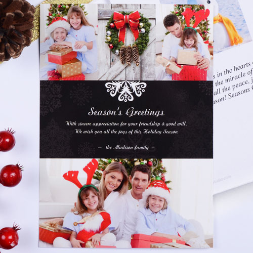 Tarjeta personalizada vertical diseño 