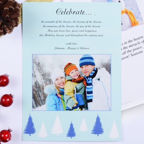 Tarjeta personalizada vertical diseño 