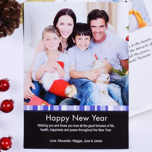 Tarjeta personalizada vertical diseño 
