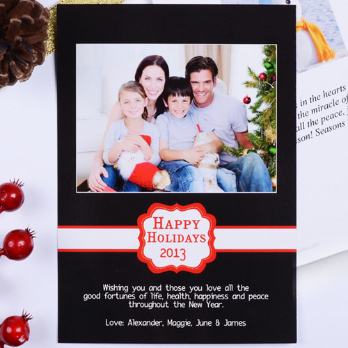 Tarjeta personalizada vertical diseño 