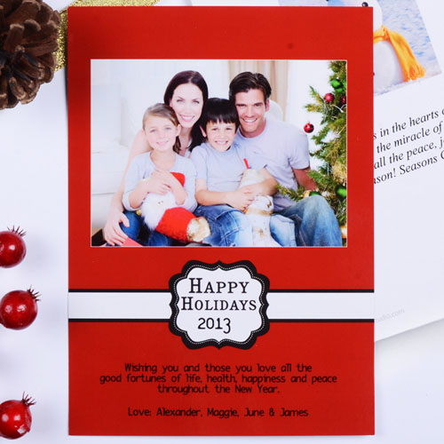 Tarjeta personalizada vertical diseño 