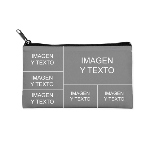 Bolsa cosmética personalizada con Collage de 6 fotografías (imagen diferente de 2 lados)