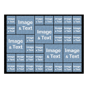 Personalizado Instagram negro 33 colage 30.48 cm x 41.91 cm  rompecabezas 