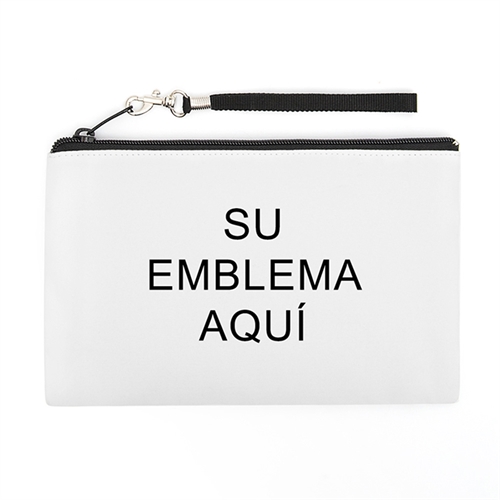 Bolsa de mano personalizada con diseño promocional (imagen distinta de cada lado), 12.7x20.3 cm