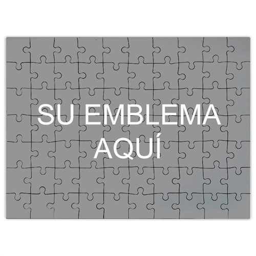 Personalice el rompecabezas imprimiendole su nombre comercial, de 45.72 cm x 60.96 cm con 70 o 252 o 500 piezas 