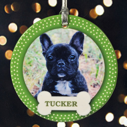 Four Legged Friend Personalized Photo Porcelain Ornament