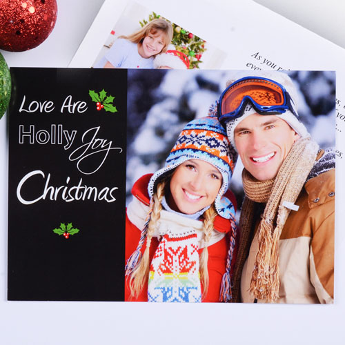 Tarjeta personalizada de Navidad diseño 
