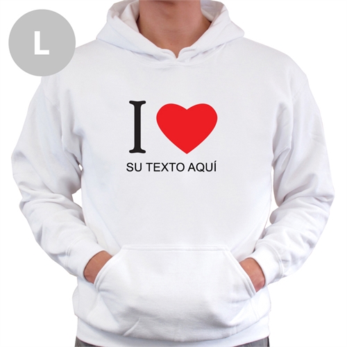 Sudadera personalizada sin cremallera. Diseño 