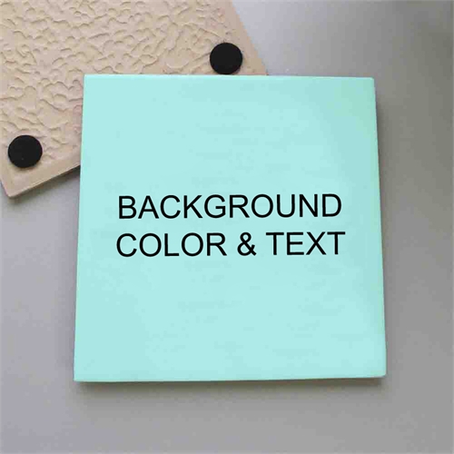 Portavasos cerámico personalizado con color y texto
