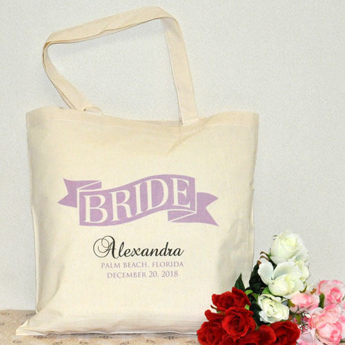  Personalizado Tote de Boda para la novia