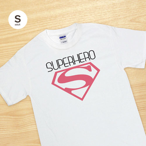 Camiseta de adulto de Super Mom blanco Custom Print